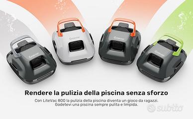 Robot pulitore per Piscina batteria