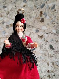 bambolina spagnola da collezione anni 60