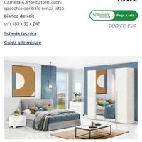 Camera da letto prezzo trattabile