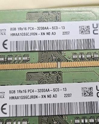 2x8gb DDR4 Sodimm da 3200M