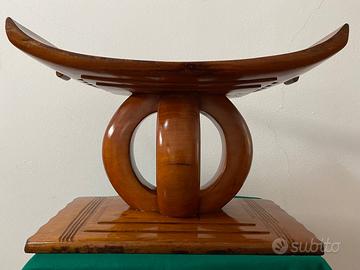 Sgabello Ashanti dal Ghana