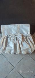 Federa 40x40 cuscino elegante beige/panna
