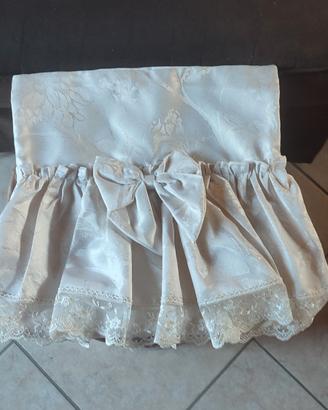 Federa 40x40 cuscino elegante beige/panna