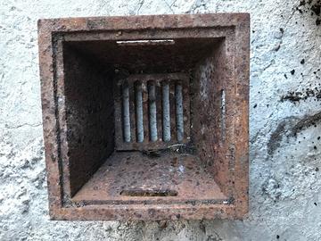 Fornacetta ghisa camino o braciere da incasso