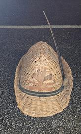pezzo Unico cappello di Alpino in paglia intreccia