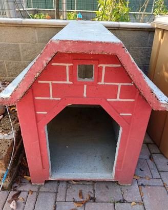 cuccia cane in cemento 