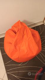 Poltrona sacco arancione