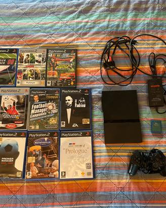 Playstation 2 Slim + 9 Videogiochi