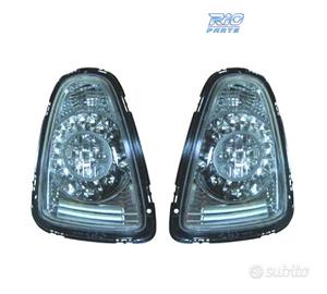FANALI MINI COOPER 06-10 LED FONDO CROMATO