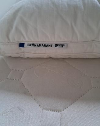 Materasso Permaflex + cuscini IKEA