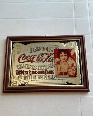 Quadro specchio COCA COLA VINTAGE