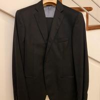 Abito sartoriale uomo grigio scuro 2 bottoni tg 52