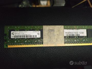 memorie RAM HYS72T ddr2 ecc 2GB 1x1