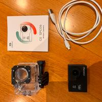 Action cam COOAU 4k con custodia subacquea