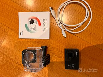 Action cam COOAU 4k con custodia subacquea