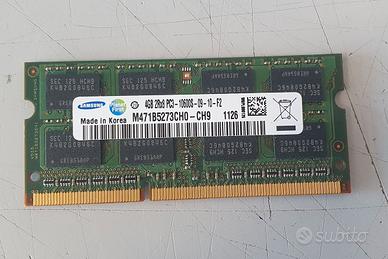 So-DIMM RAM 4GB PC3 10600 Samsung