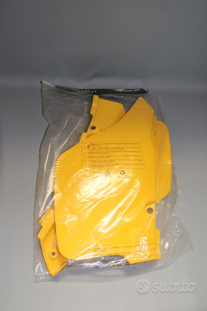 UFO Plast Parafango Posteriore Giallo Per Suzuki RM 250 E RM 125 – Anni 2001-2024, Ricambio Originale In Plastica Resistente Per Motocross
