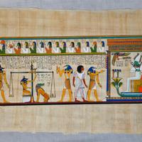 Grande Papiro Egiziano Fatto a Mano