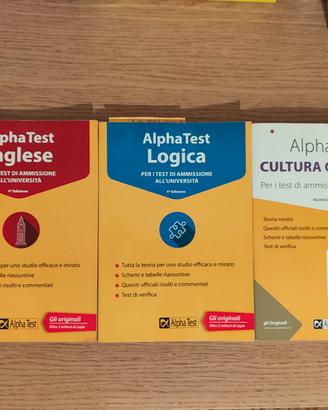 Alpha Test - Inglese, Logica e cultura generale 