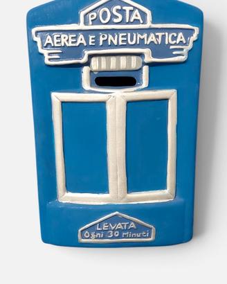 Salvadanaio ceramica Poste Aerea e Pneumatica