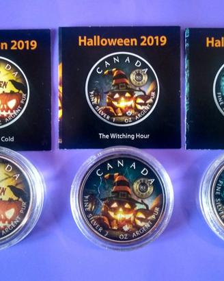 3 MAPLE LEAF – HALLOWEEN  COLOR - OZ. 1  (2019).