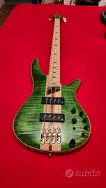 Basso IBANEZ SR4FMDX Emerald Green Low Gloss