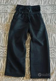 pantaloni effetto doppio