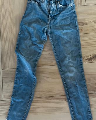 Jeans Levi's Mile High Super Skinny taglia 27