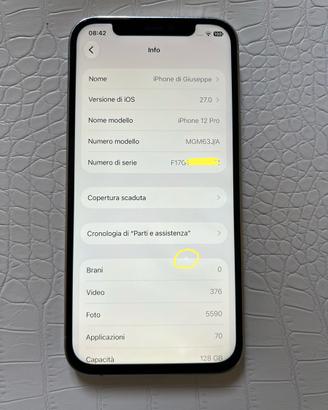 iPhone 12 Pro Silver 128gb