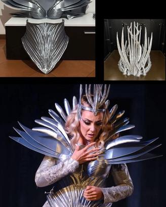 Costume Teatrale in Stampa 3D – Corpetto e Corona
