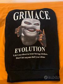 Hoodie nera con stampa