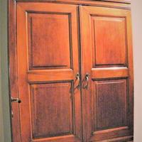 Armadio in noce nazionale Luigi Filippo fine '800