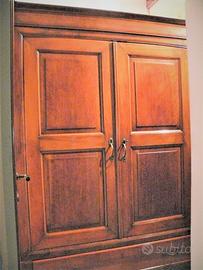 Armadio in noce nazionale Luigi Filippo fine '800