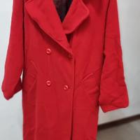 Cappotto rosso made in italy