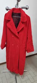 Cappotto rosso made in italy