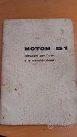libretto istruzioni MOTOM 51