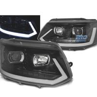 FARI PER VOLKSWAGEN VW T5 10-15 NERI TUBE LIGHT CO