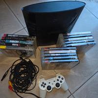 console ps3 ultraslim 250 gb con 15 giochi