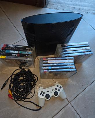 console ps3 ultraslim 250 gb con 15 giochi