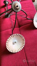 Lampadario country chic 5 luci