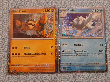 Pokèmon McDonald's 2023 Cetitan e Klawf holo