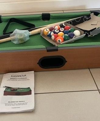 CALCETTO DA TAVOLO, AIR HOCKEY E  mini BILIARDO