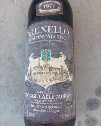 Brunello di Montalcino Castello Poggio alle Mura
