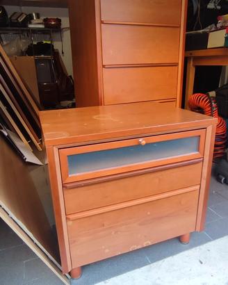 Set comodino+settimino cassettiera 