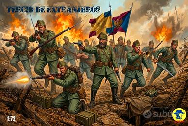 Tercio de Extranjeros Soldatini Gunner scala 1:72