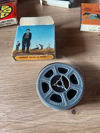 Pellicola vintage 8mm Charlot Salva La Paga