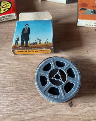 Pellicola vintage 8mm Charlot Salva La Paga