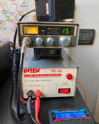 Intek 68 alimentatore 6/8 Ampere trasformatore.