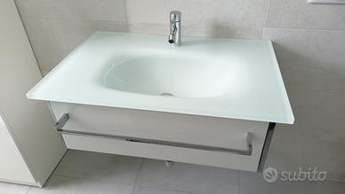 lavello bagno in vetro