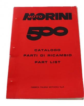 Catalogo ricambi Moto Morini 500 W 5V